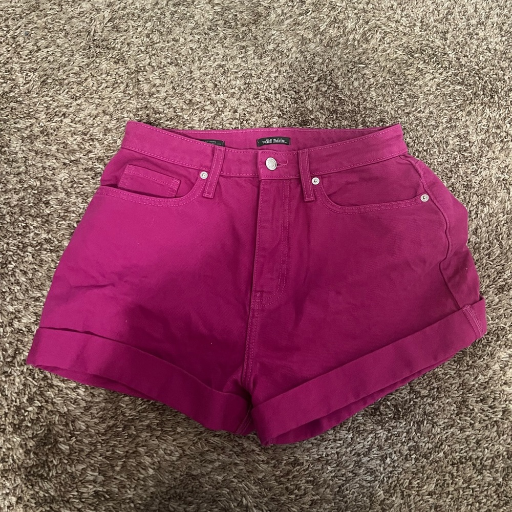 Woman’s pink shorts